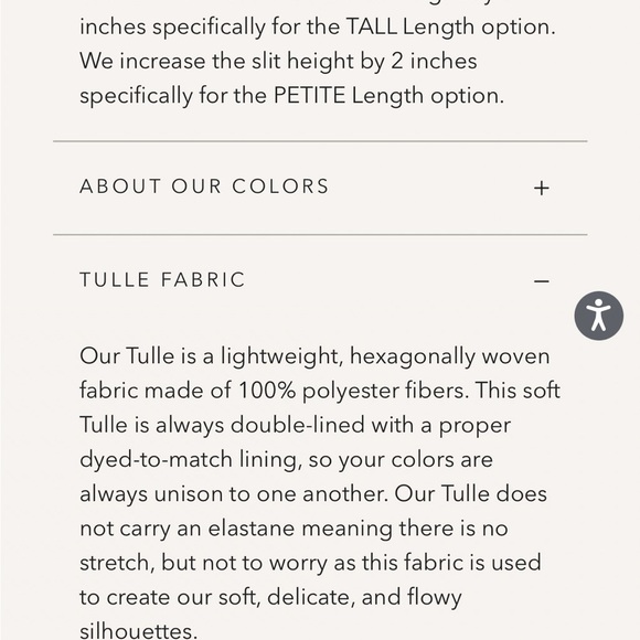 Revelry Penelope Chiffon Bridesmaid‎ Dress - Champagne- Size 4 Petite - Picture 7 of 7